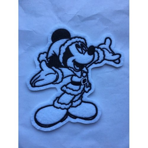 I-Mini Mouse Shape Embroidery Sew On Patches