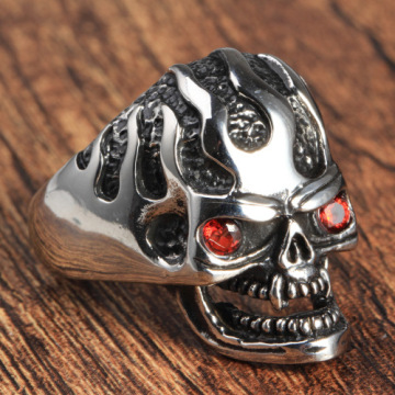 Cool men Charm skeleton skull ring