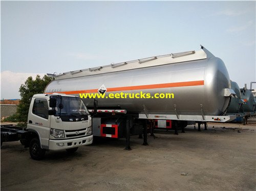 35T 34000 lita za sodium hydroxide tanker trailer