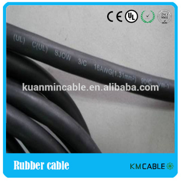 outdoor use SJOOW rubber cable