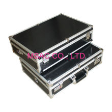 Waterproof Black Aluminum Attache Case / Abs Document Case For Travel