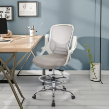 Ergonomic Mesh Drafting Chair for Standing Desk