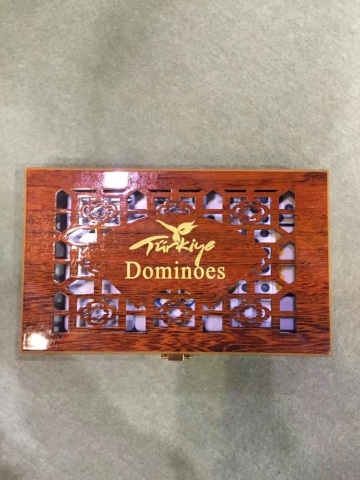 Customized Melamine Dominoes Game Set In Luxury Box