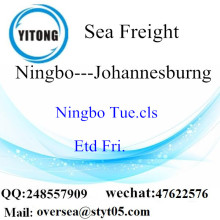 نينغبو ميناء لكل التوحيد إلى جوهانسبرغ