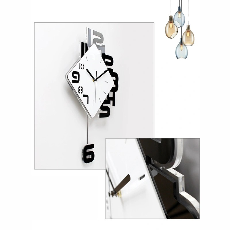 Creative Fashion Wall Clock Acrylic Wall Clock for Decoration