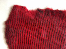 Low dyeing rabbit skin