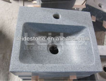 grey granite wall-hung sinks