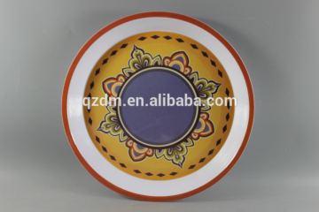 Plastic round tray Melamine serving tray