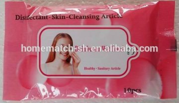 facial cleansing, make up remover wet tissue, wet wipe