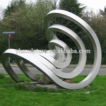 abstract steel Modern sculpture