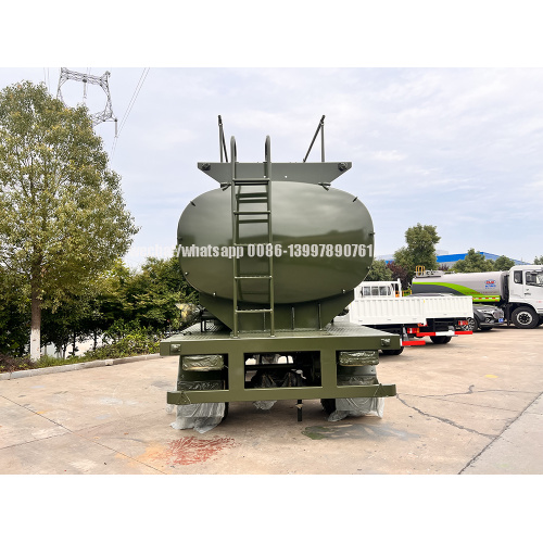 2 Axles Customized 10,000liters Fuel Tank Full Trailer For Sale