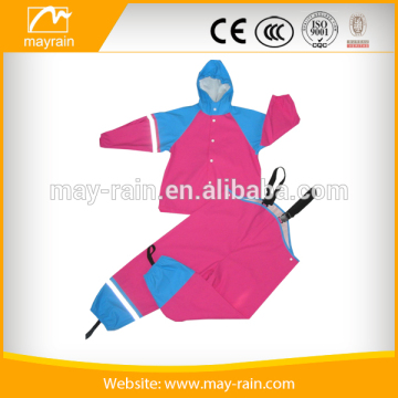 2016 pink girls cute polyester ski suit