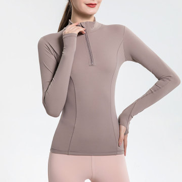 Veste de couche de base équestre des femmes d&#39;hiver Top de sport