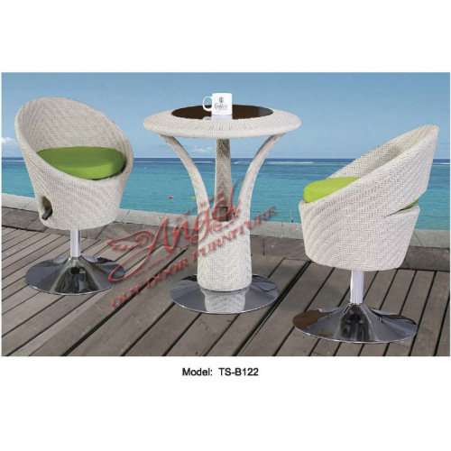 Workmanship Patio Outdoor Rattan Leisure Garden Furniture Dining Bar Table for Veranda