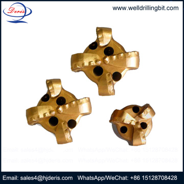 4 wings pdc drag rock drill bit