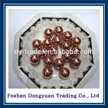 solid copper beads