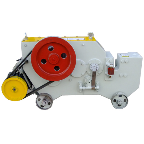 Supplying round steel rebar cutter machine