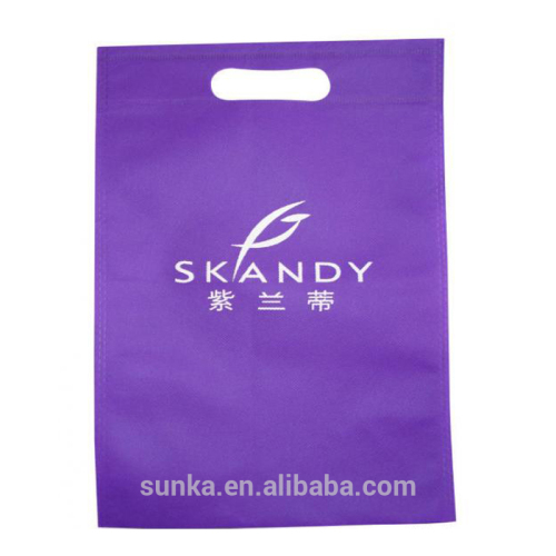 OEM Machine-made Non Woven Die Cut Bag With Punching Hole