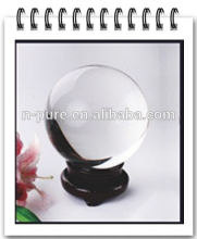personalized size transparent crystal ball,decorative glass ball