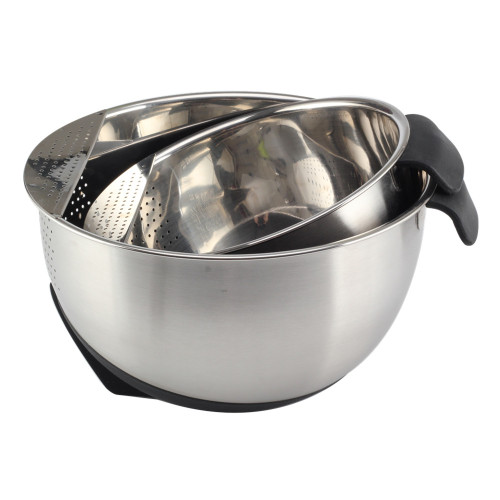 Kitchenware Stainless Steel Hand Washing Rice Colander