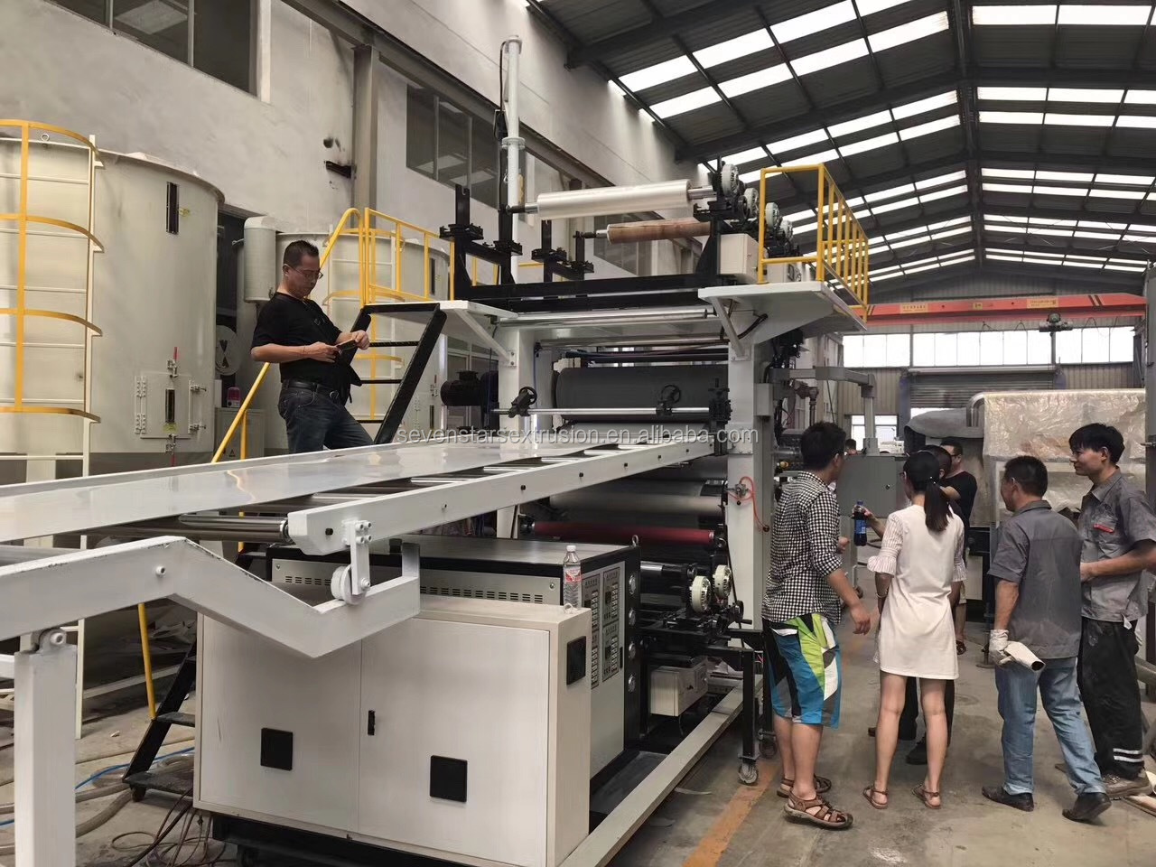 Stone Plastic PVC SPC Flooring Machine Stone Plastic PVC SPC Flooring Machine