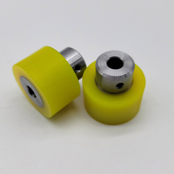 Industrial Hot Selling PU Polyurethane Roller Mechanical Roller Oem Custom Rubber Roller