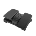Split type ergonomic new design adjustable plastic footrest