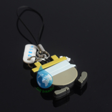 2014 customized logo pvc rubber keychain