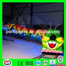 Chrismas led amusement light budworm train electric track train