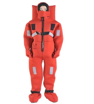Solas Immersion Suit with Light and Whistle