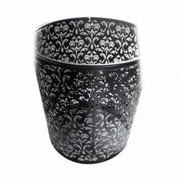 Office Metal Waste Baskets/Bin, Engraved Process