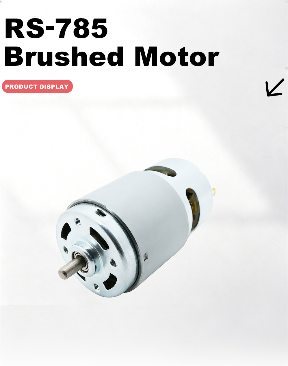785 Fırçalı DC Motor-2x 785 Brushed DC Motor-2x