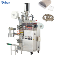 Vertical VFFS Automatic Tea Bag Pouch Packing Machine with String and Tag