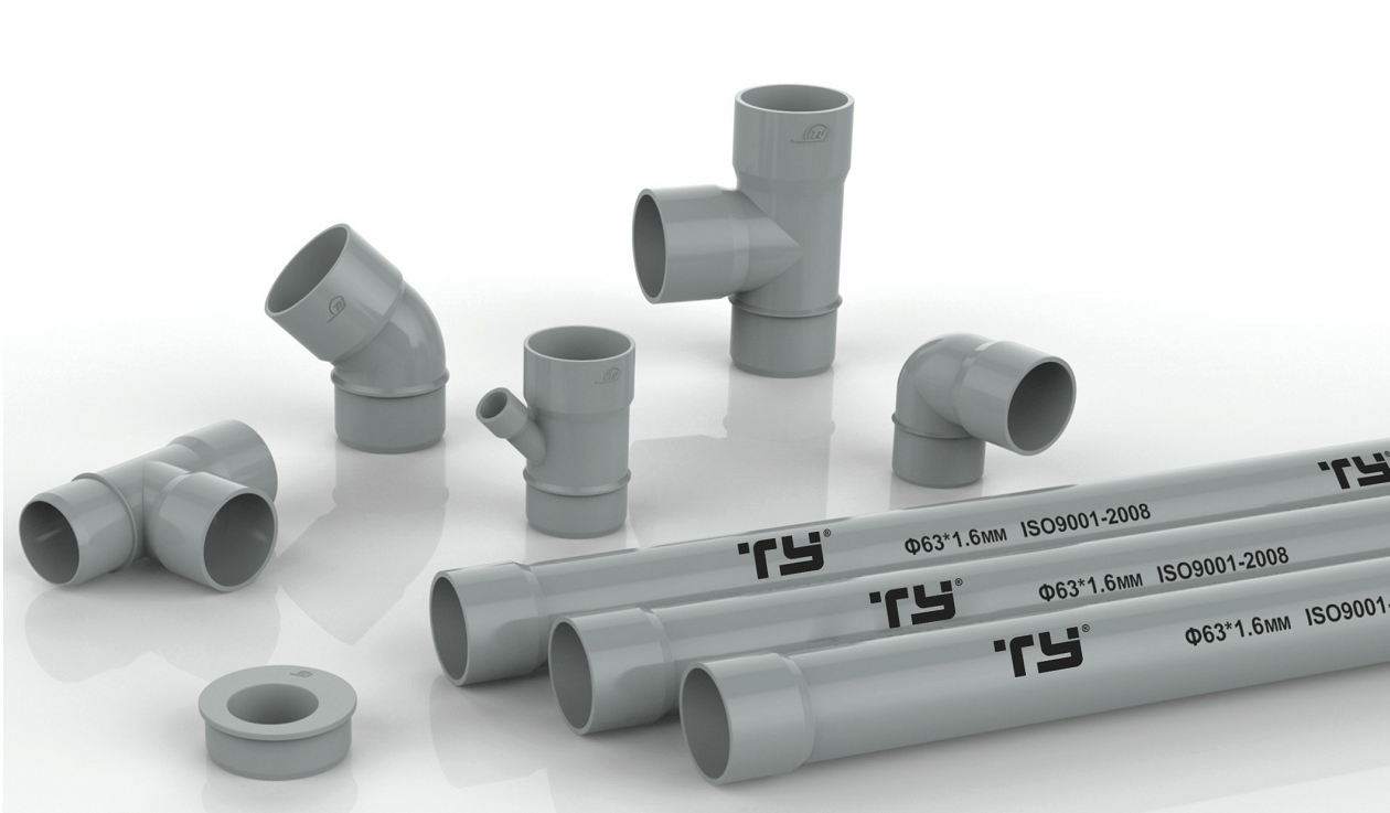 Plastic PVC Pipe Fitting PVC Couplings 110mm, 125mm, etc.