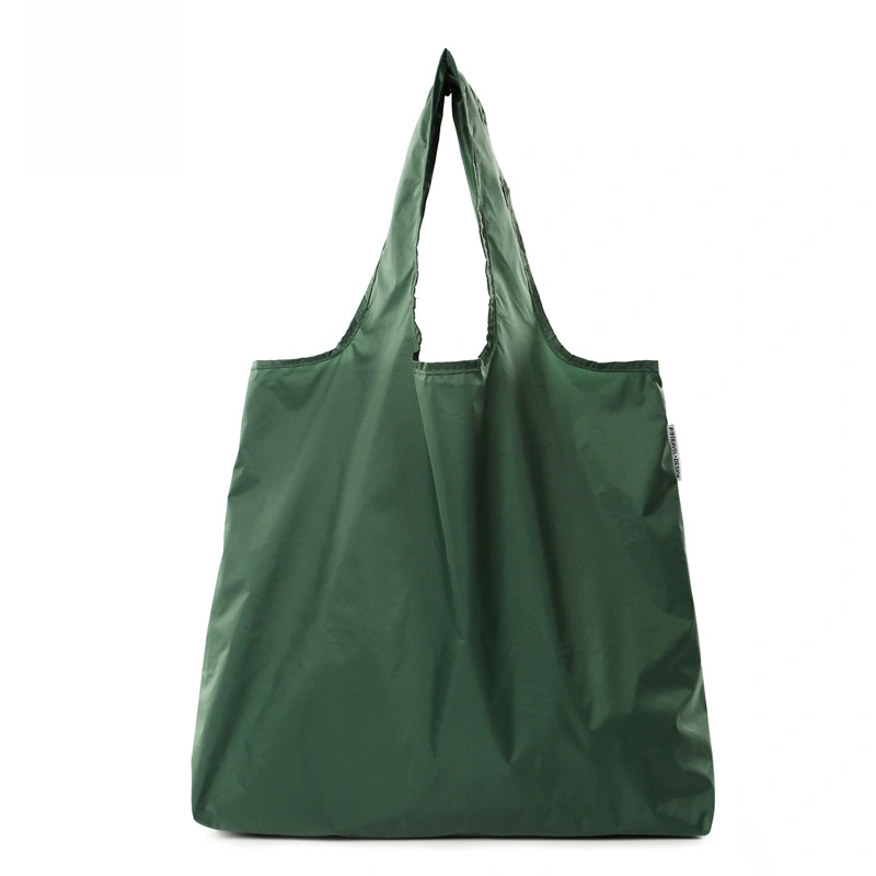 Hot Sale Reusable Foldable Fashion Nylon Shopping Carrier Bag