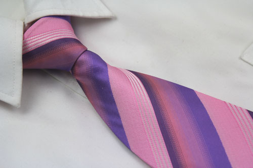 STP-246 Mens sọc thiết kế Tie