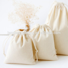 White Cotton Muslin Drawstring Bag,Ripstop Drawstring Bag,Cloth Pouch