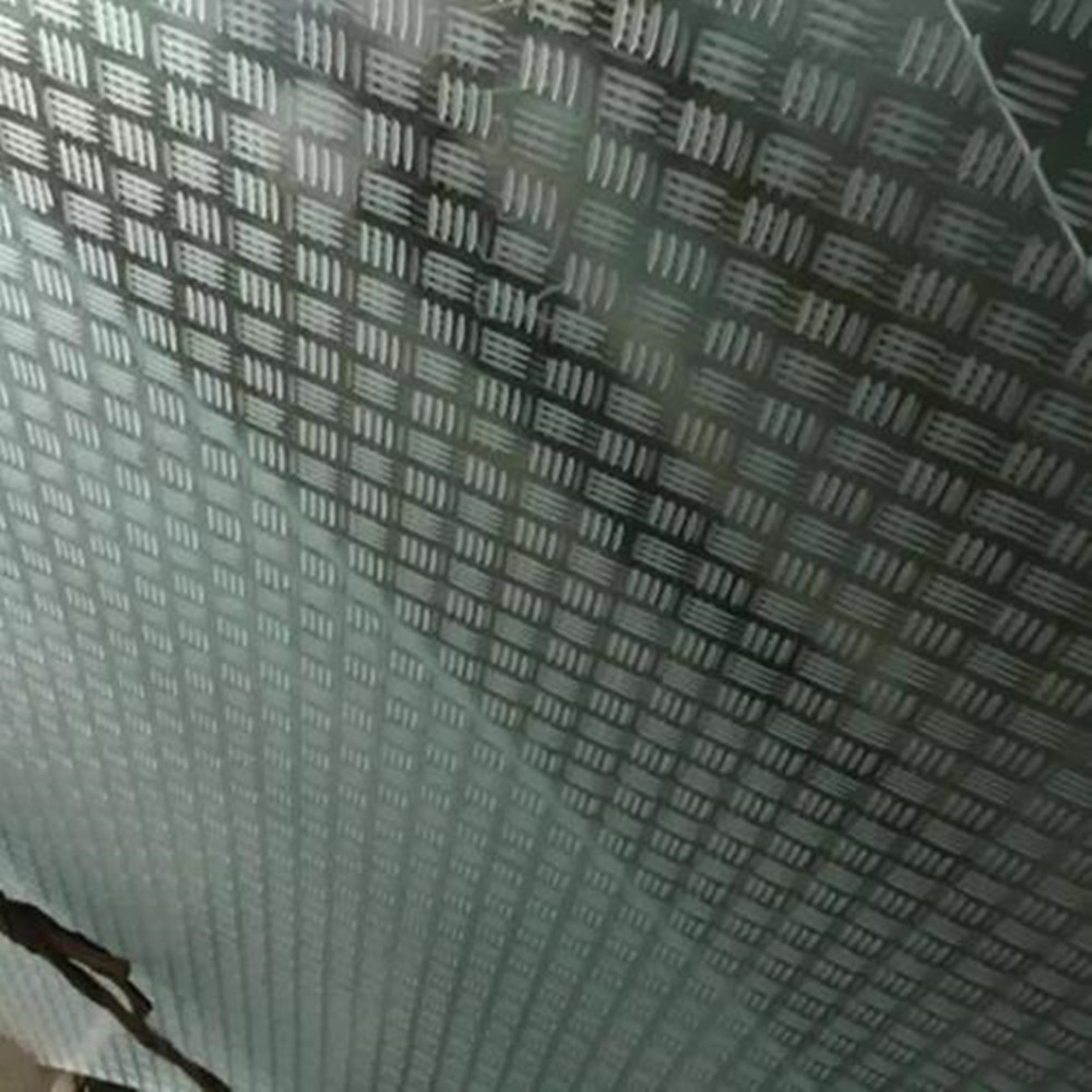 anti slip glass for tempered laminated glass