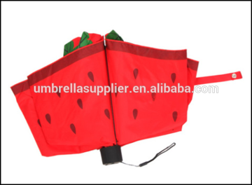 Watermelon Shape Umbrella Red Color Cheap High Quality Umbrella fashional style folding umbrella