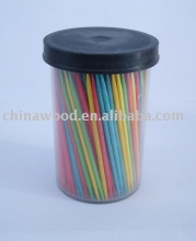 Colored toothpick