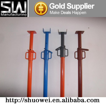 construction steel props, building tubular props, adjustable shoring props