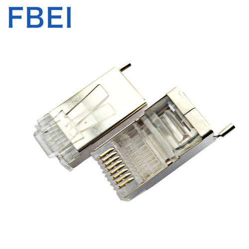 Cat5e 8P8C STP penyambung RJ45 Modular Plug