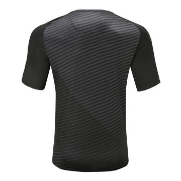 Mens Dry Fit Soccer Wear T Shirt Black