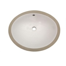 18 Inch Oval Undercounter Ceramic Wash Basin with CUPC Certification