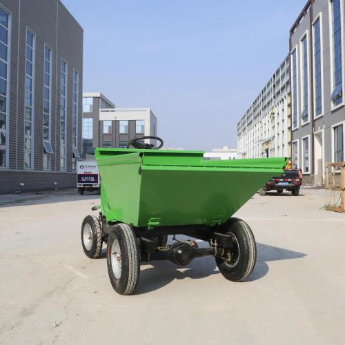 Mini dumper elettrico a quattro ruote motrici