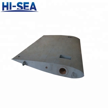 Marine Balanced Rudder Blade