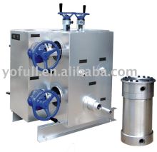 Vertical Melt Filter/Melt Filtration system