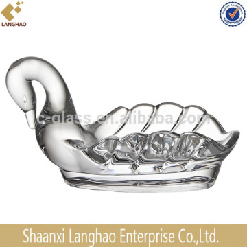 Decorative Funny Swan Glass Soap Dish