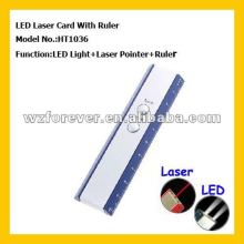 Card Flashlight With Laser Pointer/Ruler