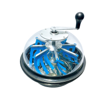 Hand-Driven Hydroponic Bud Trimming Machine - Dry/Wet Leaf Bowl Tumbler Cutter